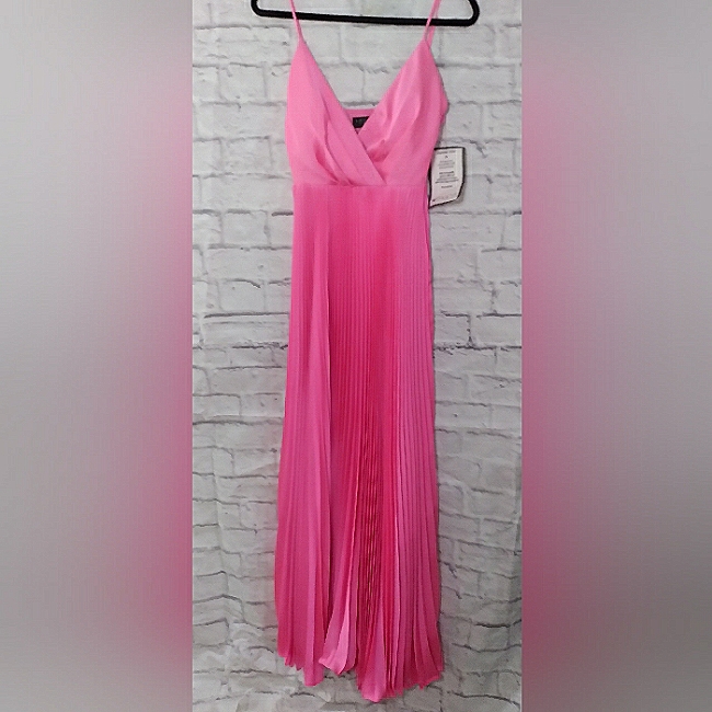 Nwt Size 0 Stunning Deep Pink Laundry Fotmsl Dress